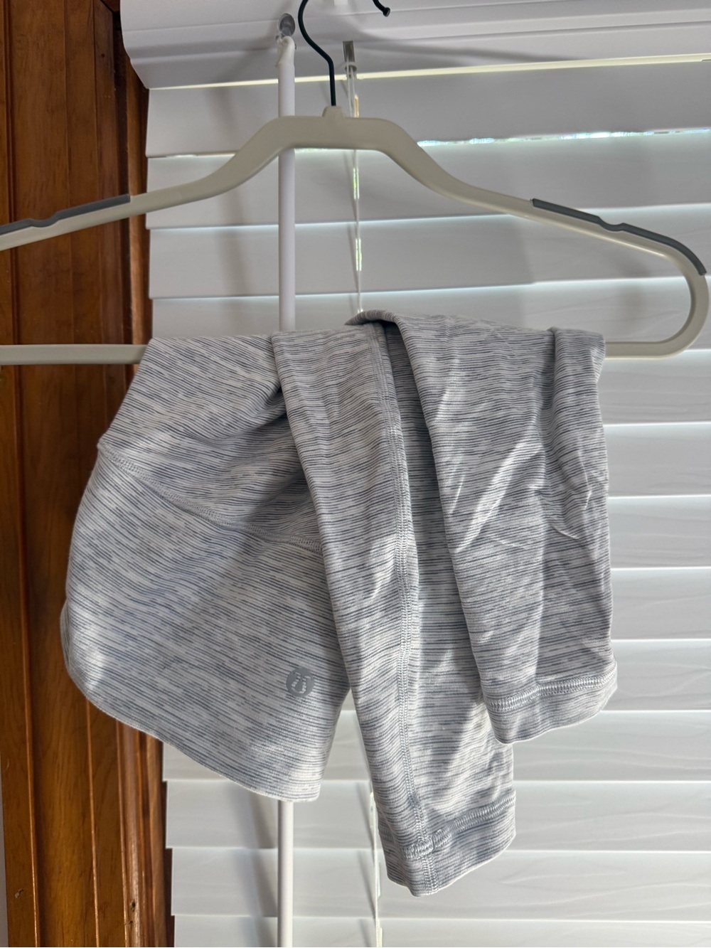 lululemon athletica Heathered Light Gray Leggings